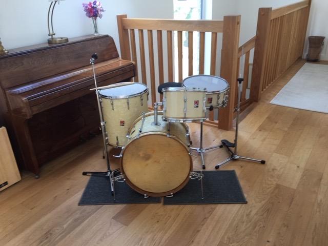 Preview of the first image of Vintage Premier Drum Kit.