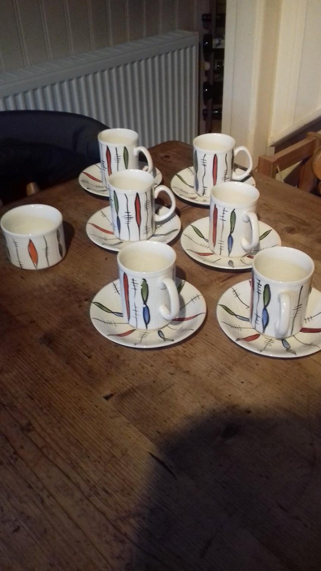 Preview of the first image of vintage  coffee  crockery set.
