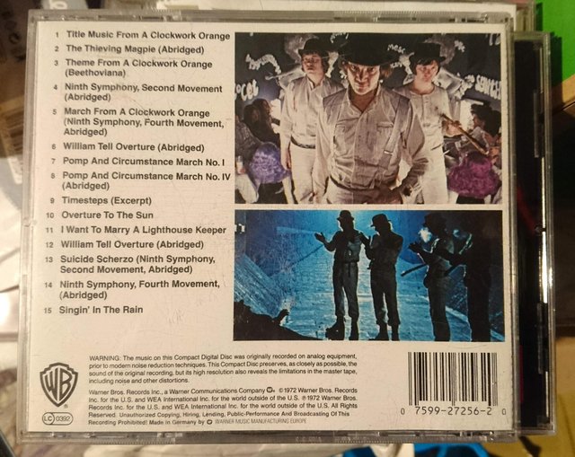 Image 3 of A Clockwork Orange Soundtrack CD