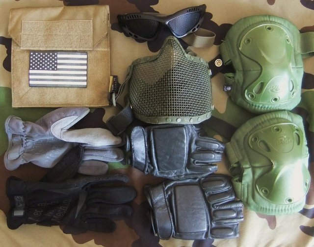 Preview of the first image of ARMY MTP MULTICAM KIT BUNDLE ARM PADS SAS GLOVES FLYYE POUCH.