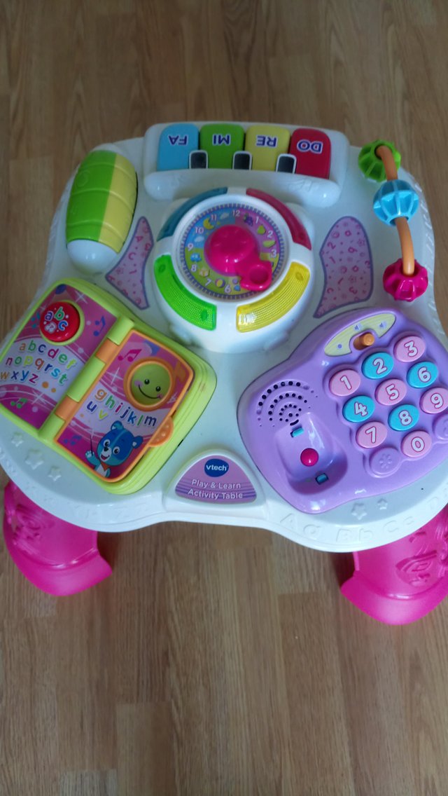 Preview of the first image of Vtech learn and play activity table.