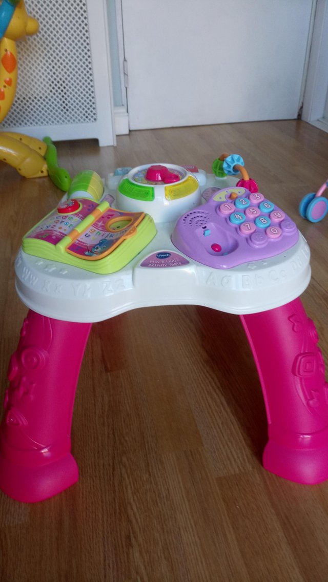Image 3 of Vtech learn and play activity table