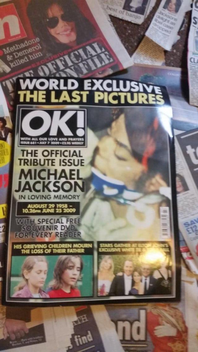 Image 9 of Michael Jackson Magazines and newspaper clippings