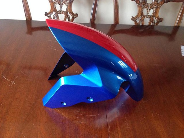 Preview of the first image of Brand New BMW s 1000 RR 2010 Front Mudguard.