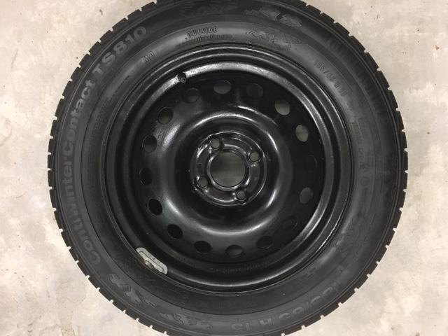 Preview of the first image of Four Continental Winter Tyres complete with rims..