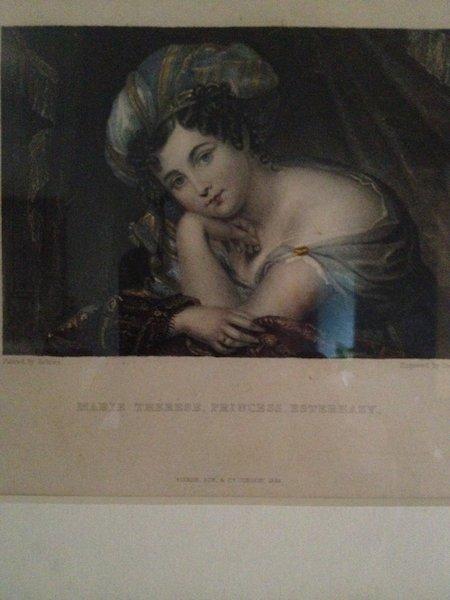 Image 2 of Antique early 19th Century Framed Print Esterhazy
