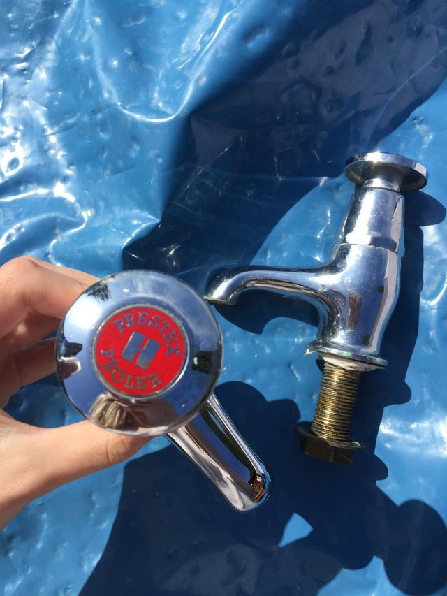 Preview of the first image of Pegler Yorkshire Self Closing Water Tap Pair (hot and cold).