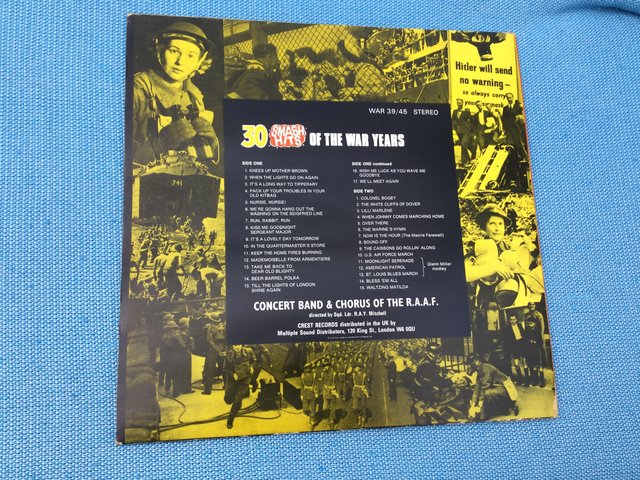 Image 3 of WAR YEARS LP RECORD