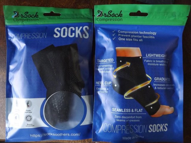 Preview of the first image of Dr Sock Compression Socks - 3 packs.