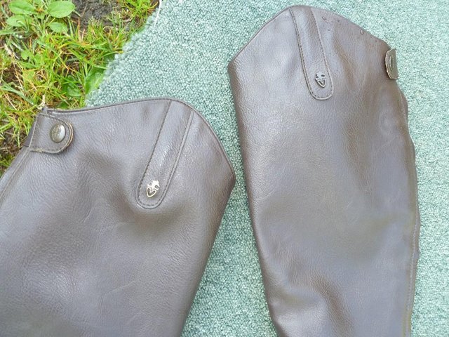 Image 5 of Moretta brown leather boots size 5 wide leg