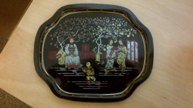 Preview of the first image of LOVELY ORNATE PLATE/DISH/TRAY.