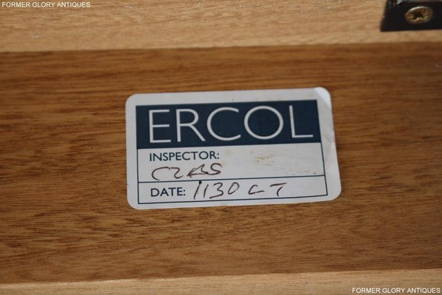 Image 6 of AN ERCOL WINDSOR LIGHT ELM CORNER TV CABINET DVD TABLE STAND