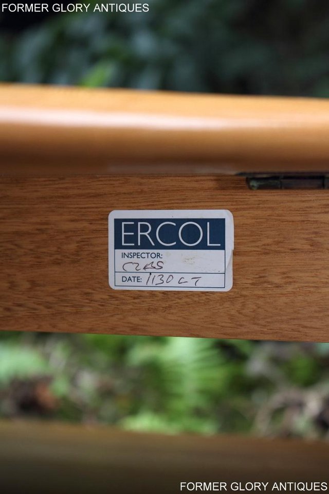 Image 20 of AN ERCOL WINDSOR LIGHT ELM CORNER TV CABINET DVD TABLE STAND