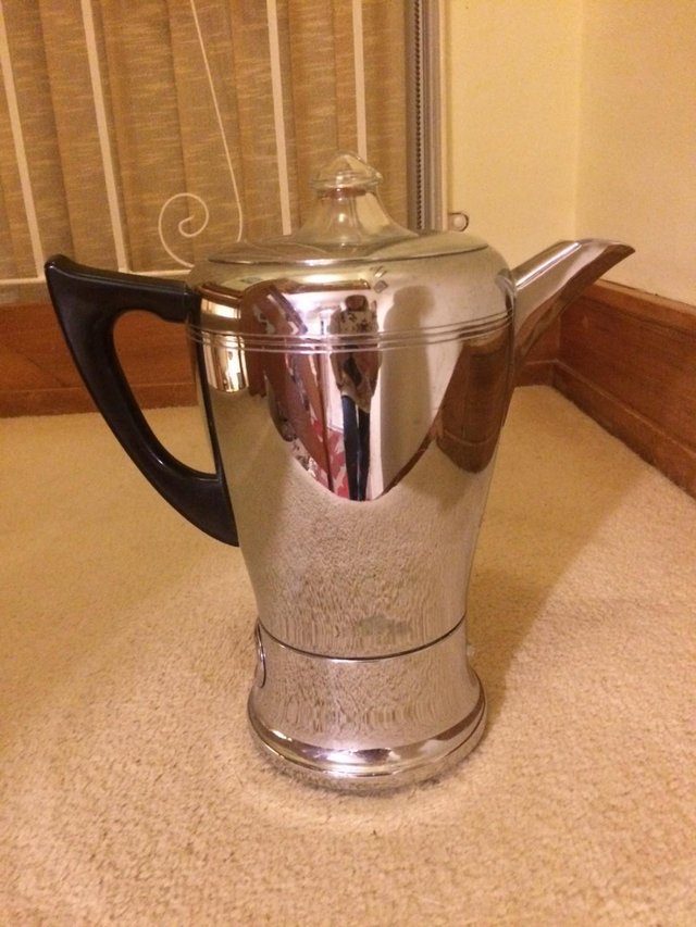 Preview of the first image of Swan coffee perculator (vintage) wanted.