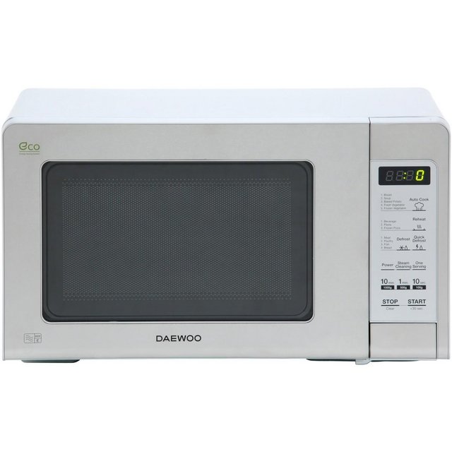 Preview of the first image of DAEWOO 20L S/S NEW BOXED MICROWAVE-800W-QUICK DEFROST-WOW.