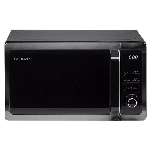 Preview of the first image of SHARP 20L BLACK NEW BOXED MICROWAVE-800W-10 AUTO PROGRAMMES-.