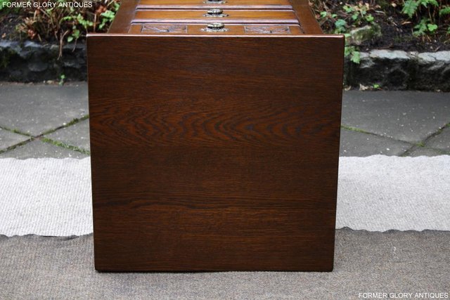 Image 5 of OLD CHARM LIGHT OAK CHEST OF DRAWERS BEDSIDE CABINET TABLE