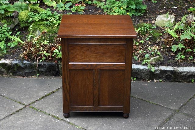 Image 9 of OLD CHARM LIGHT OAK CHEST OF DRAWERS BEDSIDE CABINET TABLE