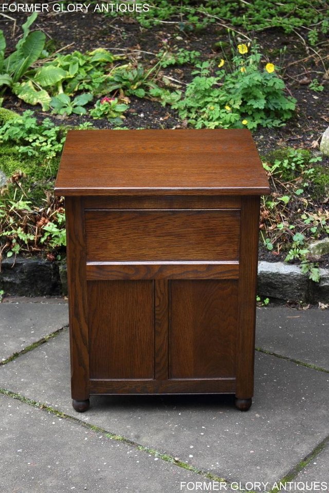 Image 22 of OLD CHARM LIGHT OAK CHEST OF DRAWERS BEDSIDE CABINET TABLE