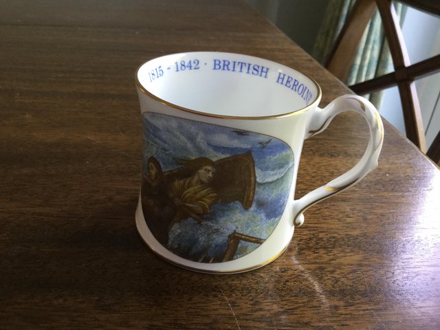 Preview of the first image of Coalport commemorative Grace Darling mug..