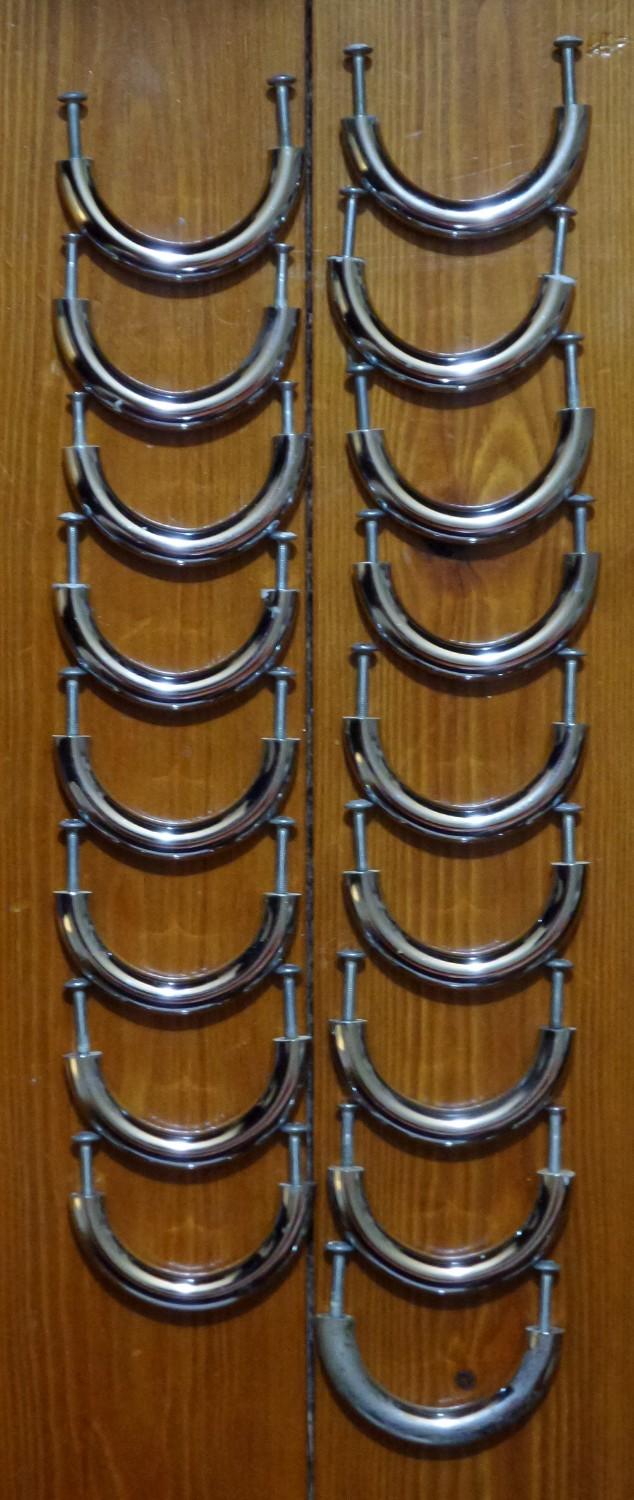 Preview of the first image of Semi-circular cabinet handles x17.
