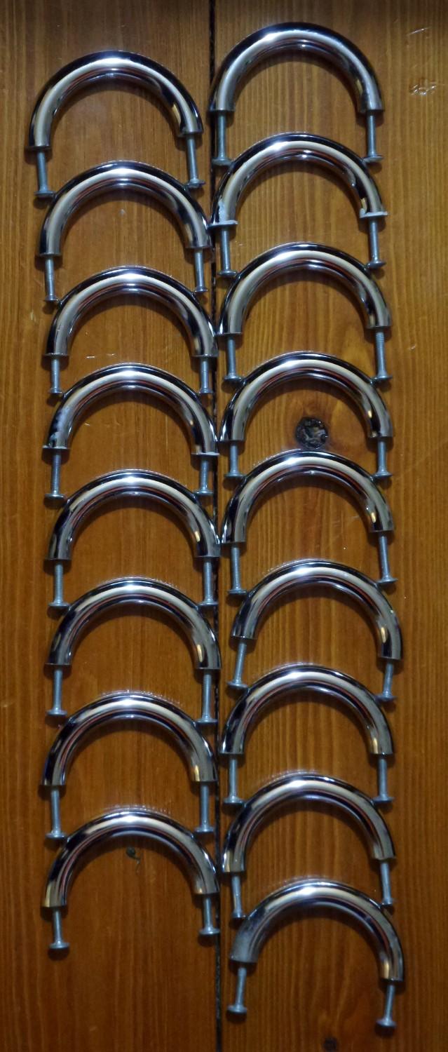 Image 2 of Semi-circular cabinet handles x17