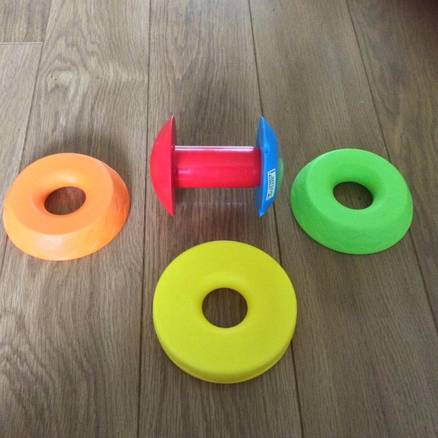 Image 3 of Lamaze Stack Roll and Crawl Ball.