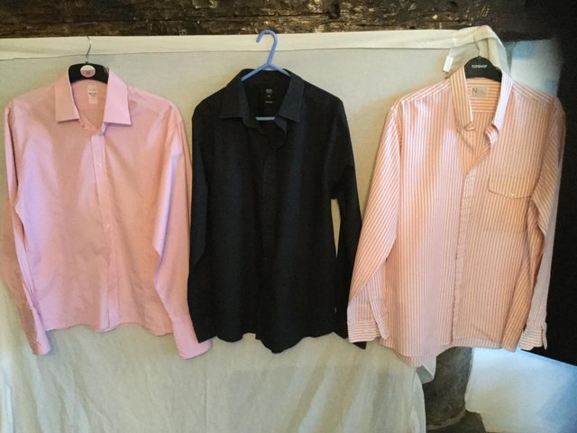 Preview of the first image of 3 men’s shirts.