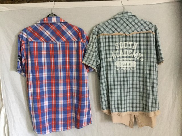Image 2 of 2 casual short sleeve shirts