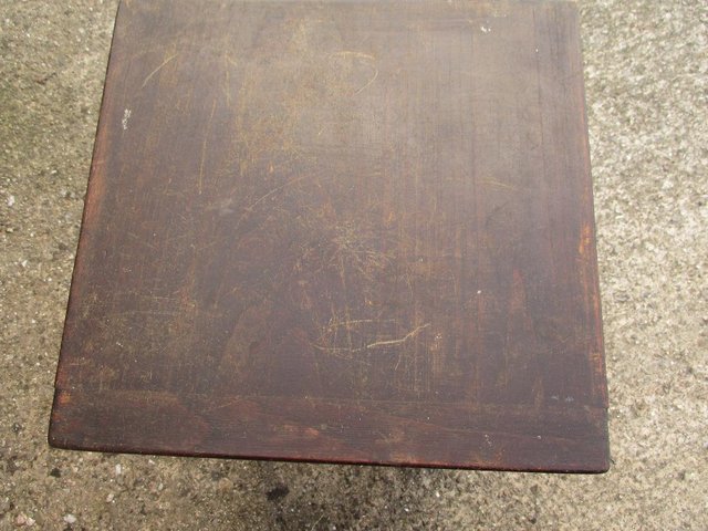 Image 2 of Music stall/Sewing box/table -Wooden - very old