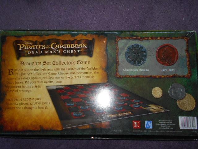 Image 4 of Pirates of the Caribbean Draughts Set- Collectors Game