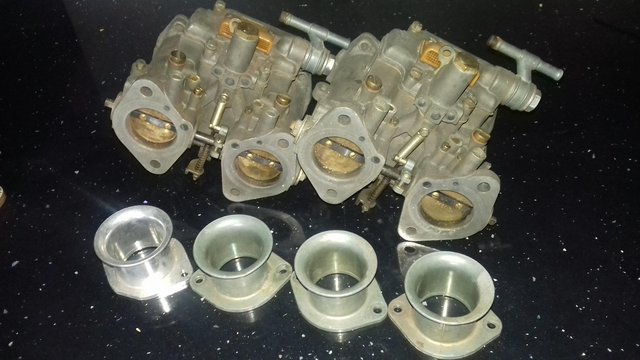 Preview of the first image of 1 PAIR OF TWIN 40S DELLORTO CARBURETTOR.