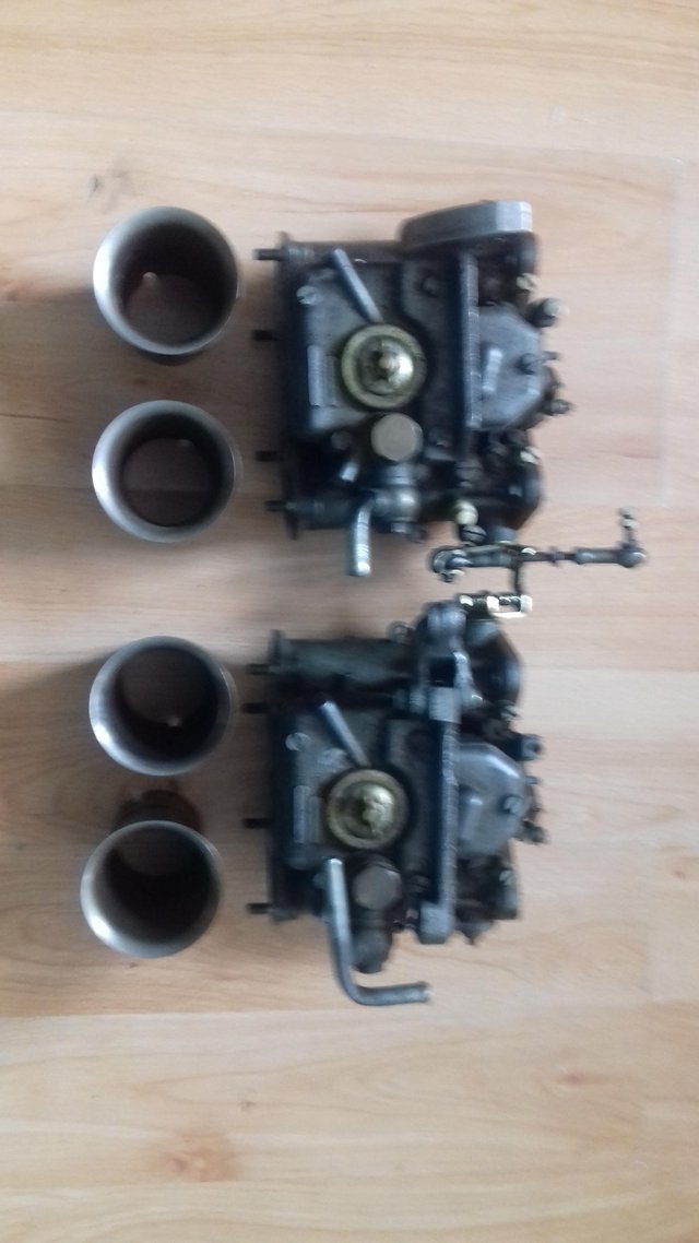 Image 6 of 1 PAIR OF TWIN 45 WEBERCARBURETTOR