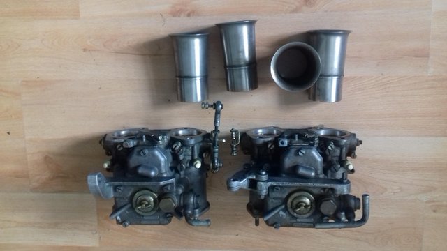 Image 7 of 1 PAIR OF TWIN 45 WEBERCARBURETTOR
