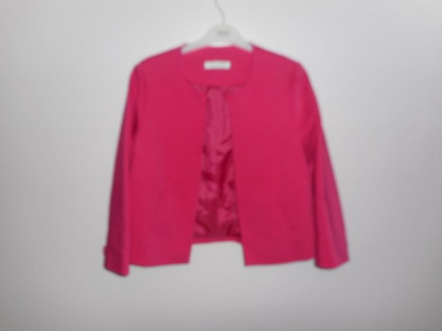 Preview of the first image of Cerise Pink Mademoiselle Bolero Jackey size 10.