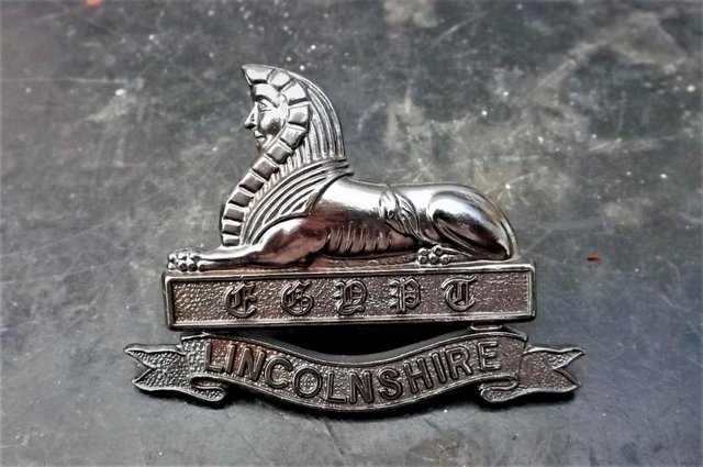 Preview of the first image of Lincolnshire Officers badge rare Genuine issued.