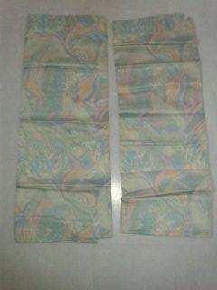 Image 3 of Curtains, top quality, custom made, 2 pairs, lined, green mu