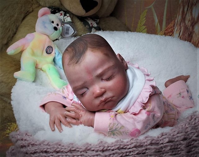 Image 3 of Reduced price Reborn baby girl dollfor sale