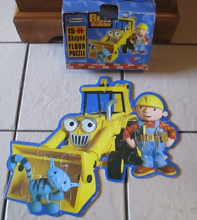 Preview of the first image of Bob The Builder Floor puzzle (incl P&P).