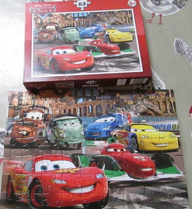 Preview of the first image of Disney Cars Jigsaw Puzzle (Incl P&P).