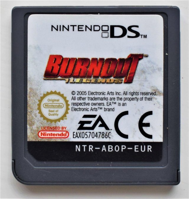 Preview of the first image of NINTENDO DS BURNOUT LEGENDS GAME.