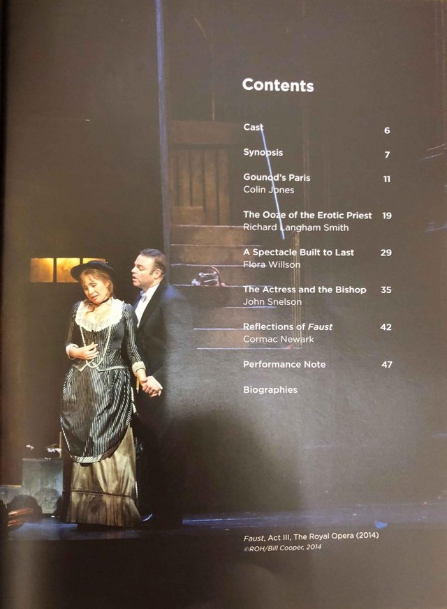 Image 3 of Faust Programme Royal Opera House 2018/19 Season