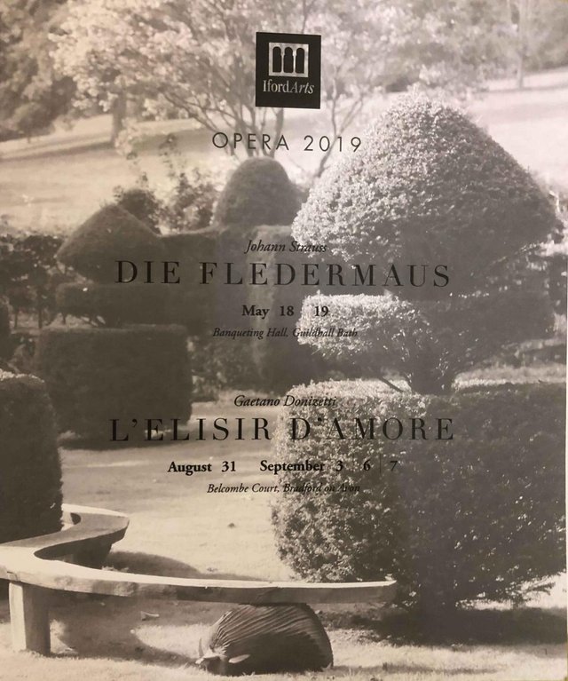 Image 3 of Iford Festival Programme – Der Fledermous, L'Elisir d'amor –