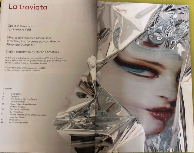 Image 3 of La Traviata ENO Programme London Coliseum 2017/18 Season