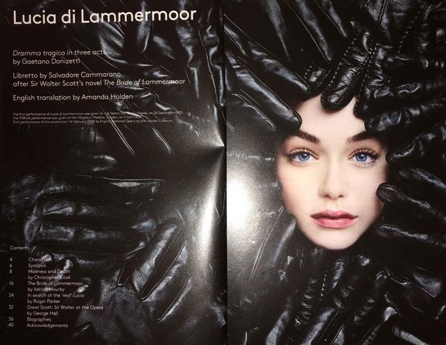 Image 2 of Lucia di Lammermoor ENO Programme London Coliseum 2018/19