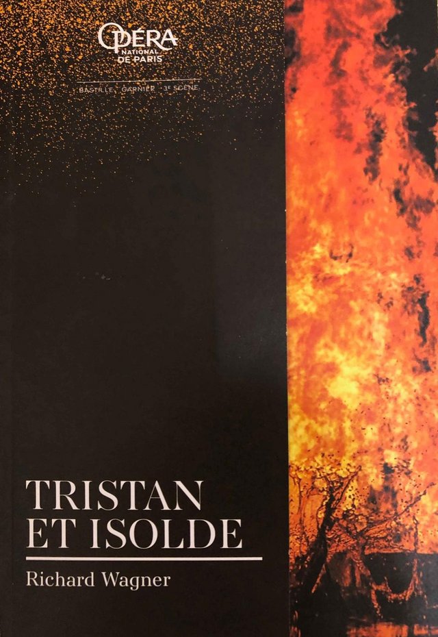 Preview of the first image of Tristan und Isolde Programme, Paris Opera 2018/19 Season.