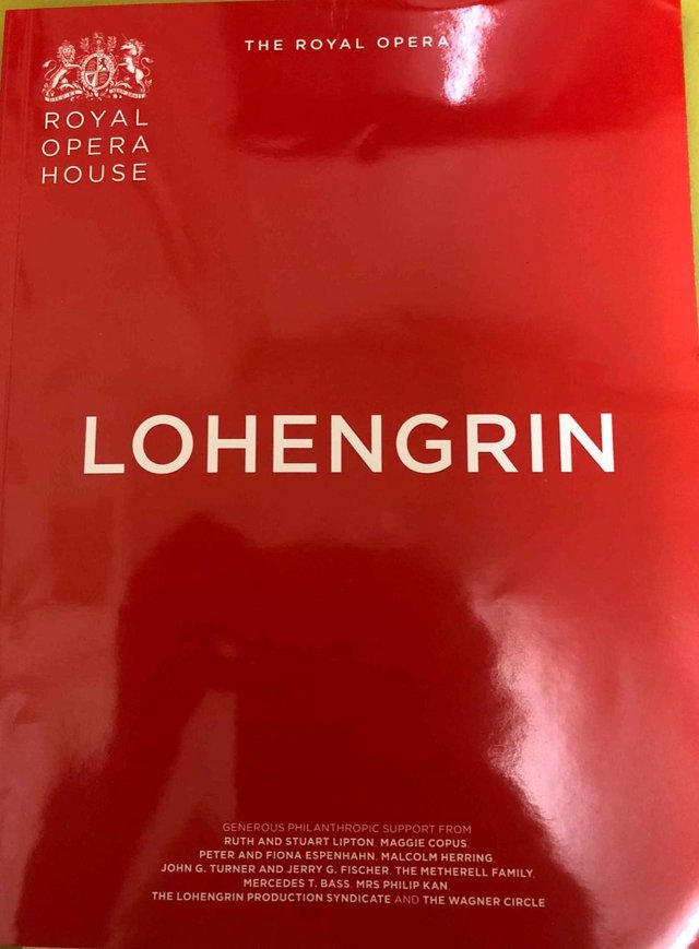 Preview of the first image of Lohengrin Programme Royal Opera House 2017/18.