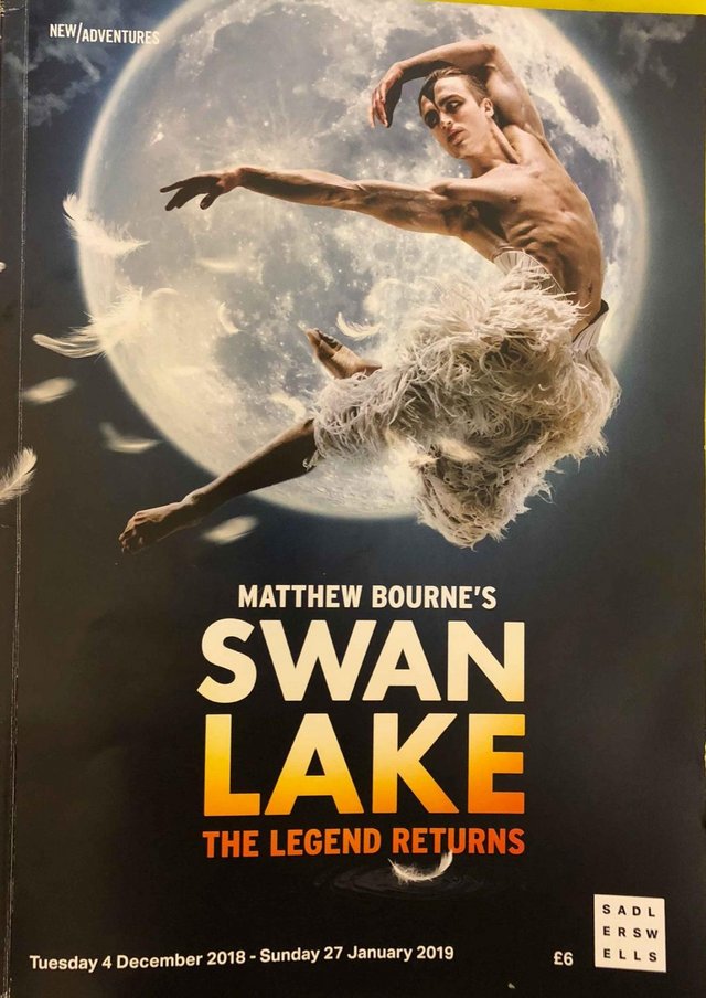 Preview of the first image of Swan Lake Programme Matthew Bourne production.