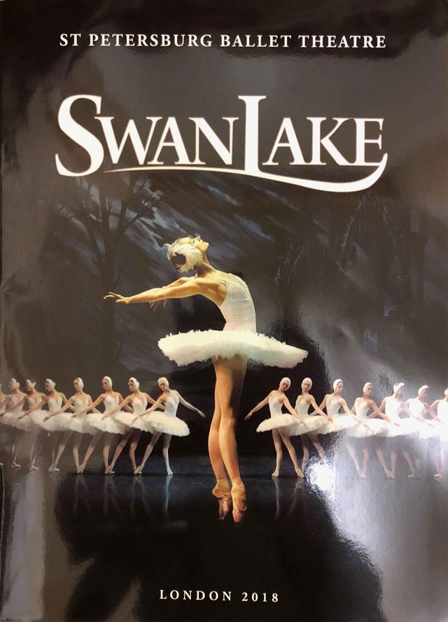 Preview of the first image of Swan Lake, St Petersburg Ballet Programme 2018.