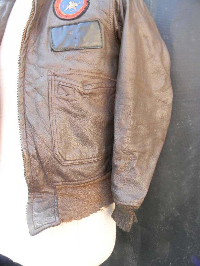 Image 5 of Vietnam American pilots leather jacket